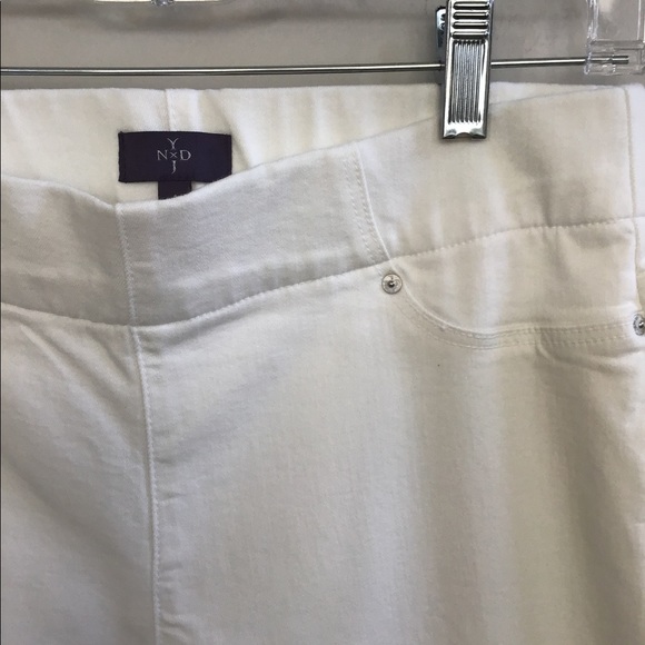 NYDJ Millie Ankle White Jeans Size 4 NWOT - Picture 5 of 6